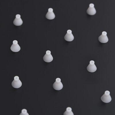 VidaXL Regendouchekop rond 30 cm roestvrij staal zwart VidaXL Regendouchekop rond 30 cm roestvrij staal zwart