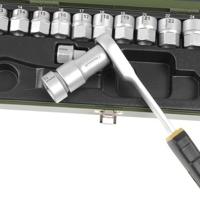 Proxxon Industrial 23604 Dopsleutelset Metrisch 1/2 (12.5 mm) 14-delig - thumbnail