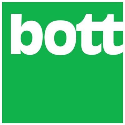 Bott Slanghaspel | breedte 350 mm | diepte 145 mm | aluminium | 1 stuk - 14050003 14050003