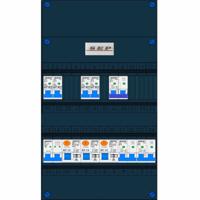 SEP groepenkast 3F 4 lichtgroepen kookgroep 3 aardlekschakelaars 4 polig 30mA 2 krachtgroepen 400V - thumbnail