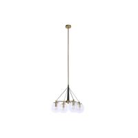 Plafondlamp DKD Home Decor 50 x 50 x 144 cm Kristal Gouden Metaal 50 W - thumbnail