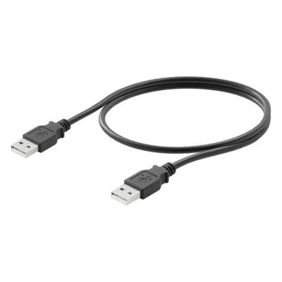 Weidmüller 1993550005 USB-kabel USB-A stekker 0.50 m Zwart PVC-mantel
