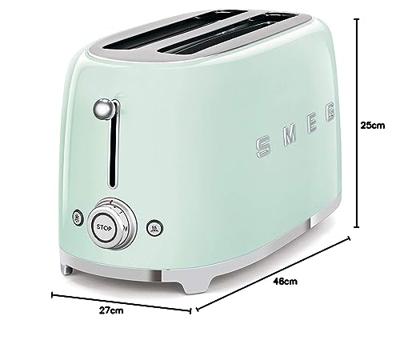 SMEG - Broodrooster - TSF02PGEU Broodrooster 2x4 Groen