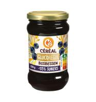 Cereal Jam bosbessen minder suikers 320 Gram - thumbnail