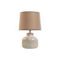 Bureaulamp Home ESPRIT Bruin Beige Keramiek 50 W 220 V 30 x 30 x 44 cm - thumbnail