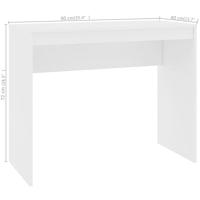VidaXL Bureau 90x40x72 cm bewerkt hout wit - thumbnail