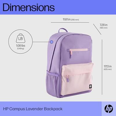 HP Campus Laptoprugzak Geschikt voor max. (laptop): 39,6 cm (15,6) Lavendel, Pink