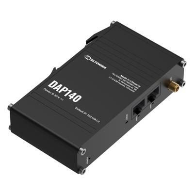 Teltonika DAP140 Industrieel Draadloos Toegangspunt, 10/100 Mbps Ethernet-Havens, Wi-Fi-netwerk, 3-speld, Meerdere VPN's en Remote Management
