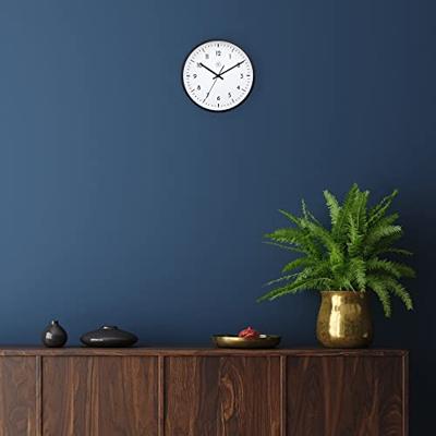 Wandklok 30 cm - Geruisloos - Kunststof - "Easy Big"