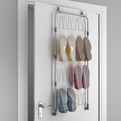 Tomado-Metaltex over the door space saver shoes@door schoenenetage voor deur zilver