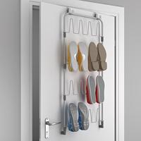 Tomado-Metaltex over the door space saver shoes@door schoenenetage voor deur zilver - thumbnail
