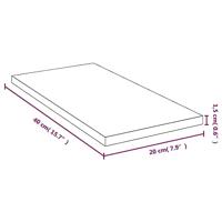 Wandschap 40x20x1,5 cm bamboe - thumbnail