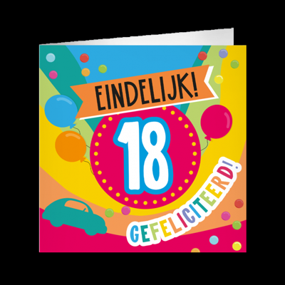 XL Greeting Cards 18 jaar