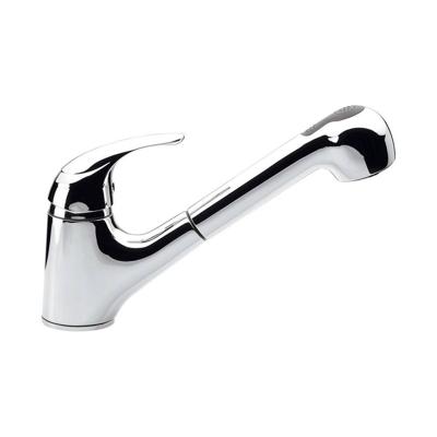 Keukenmengkraan Sapho Saly 1-hendel 20 cm met Uittrekbare Spray Chroom Sapho