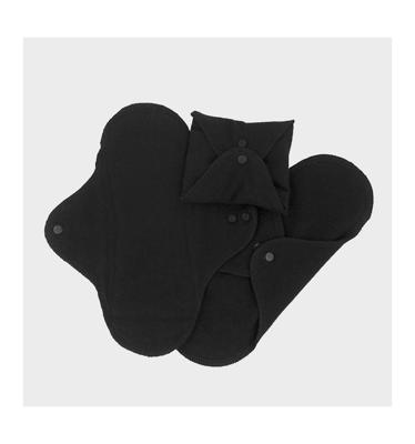 ImseVimse Wasbare Inlegkruisjes bio katoen 3 stuks (Design: Zwart)