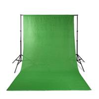 Nedis Set Achtergronddoeken voor Fotostudio | 1,90 x 2,95 m | Inclusief reistas en statieven inbegrepen | 1 stuks - BDKT10GN BDKT10GN - thumbnail