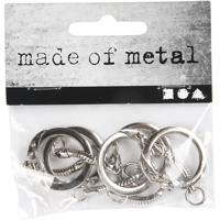 Creativ Company Sleutelhanger met ketting, l: 6 cm, d 2,3 cm, 5 stuk/ 1 doos - thumbnail