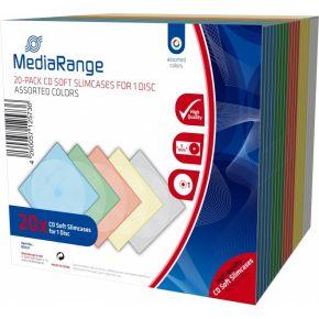 MediaRange BOX37 CD-doosje Slimline doosje 1 schijven Meerkleurig