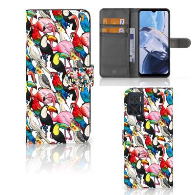 Motorola Moto E22 | E22i | Telefoonhoesje | Met pasjeshouder | Birds Motorola Moto E22 | E22i | Telefoonhoesje | Met pasjeshouder | Birds