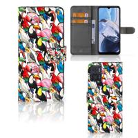 Motorola Moto E22 | E22i | Telefoonhoesje | Met pasjeshouder | Birds - thumbnail