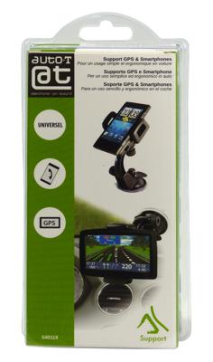 AUTO-T Supporto smartphone / GPS 360 ° con ventosa AUTO-T Supporto smartphone / GPS 360 ° con ventosa