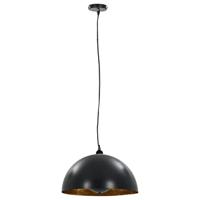 VidaXL Plafondlampen 2 st halfrond e27 40 cm zwart en goudkleurig - thumbnail