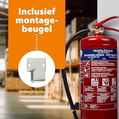 Smartwares BB6 Brandblusser poeder 6 kg Smartwares BB6 Brandblusser poeder 6 kg