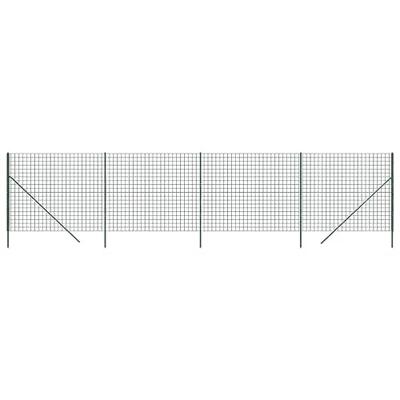 Draadgaashek 1,8x10 m gegalvaniseerd staal groen