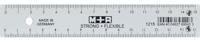 M+R Strong & Flexibel lat, met schaalverdeling voor recht- en linkshandigen, 15 cm, transparant - thumbnail