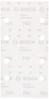 Bosch Accessories 2609256A82 Oscillerend schuurpapier Met klittenband, Geperforeerd Korrelgrootte (num) 80 (l x b) 185 mm x 93 mm 10 stuk(s) - thumbnail