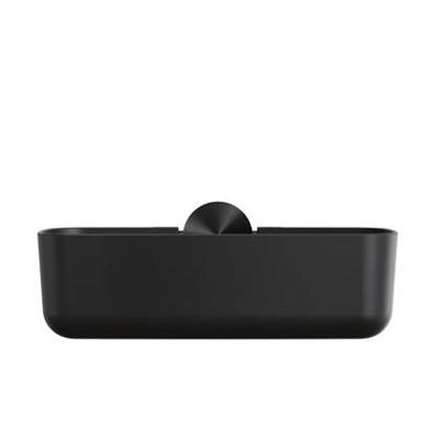 Douchemand Geesa Opal 25 cm Zwart Metaal Geborsteld Douchemand Geesa Opal 25 cm Zwart Metaal Geborsteld