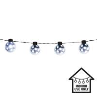 Led-lichtsnoer Partybal Zilver (140cm) - thumbnail