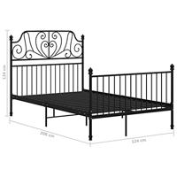 Bedframe metaal zwart 120x200 cm - thumbnail