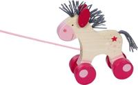 Goki houten trekdier paard lillie - thumbnail