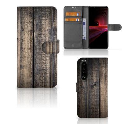 Sony Xperia 1 III | Book Style Case | Steigerhout Sony Xperia 1 III | Book Style Case | Steigerhout