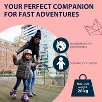 Hudora rolschaatsen my first quad led eenhoorn, maat 30-33 - thumbnail