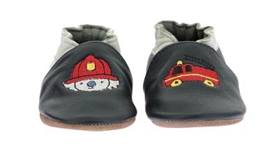 Zacht lederen babyslofjes Badge 974780 - ROBEEZ© marineblauw Zacht lederen babyslofjes Badge 974780 - ROBEEZ© marineblauw