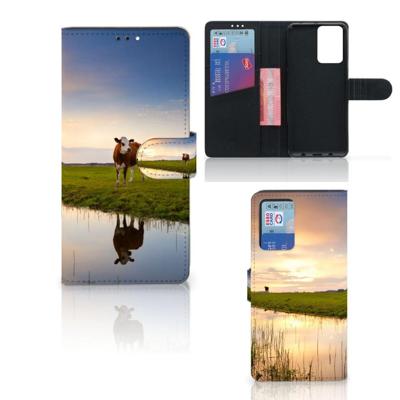 Xiaomi Redmi Note 10 Pro | Telefoonhoesje | Met pasjeshouder | Koe Xiaomi Redmi Note 10 Pro | Telefoonhoesje | Met pasjeshouder | Koe