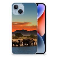 Apple iPhone 14 | TPU Hoesje | Olifanten - thumbnail