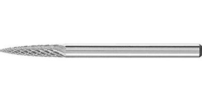 PFERD TOOLS 21222543 Freesstift Spitsboog Lengte 37 mm Afmeting, Ø 3 mm Werklengte 7 mm Schachtdiameter 3 mm