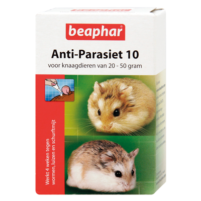 BEAPHAR ANTI-PARASIET 10 KNAAGDIER 20-50 GR 2 PIP