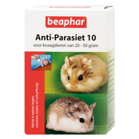 BEAPHAR ANTI-PARASIET 10 KNAAGDIER 20-50 GR 2 PIP - thumbnail
