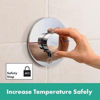 Hansgrohe ShowerSelect Comfort S thermostaat inbouw voor 1 functie en extra uitgang, chroom - thumbnail
