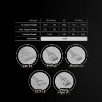 Voedingsbron Mars Gaming MPB750SIM ATX 750 W 80 Plus Bronze - thumbnail