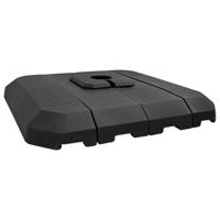 Vrijhangende parasolvoet Zwart 98 x 98 x 98 cm - thumbnail