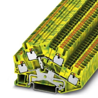 Phoenix Contact 3209620 Aardklem 2-etages 5.2 mm Snelaansluiting Groen, Geel 50 stuk(s)