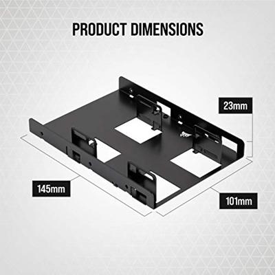 Corsair Dual SSD Mounting Bracket inbouwframe - thumbnail