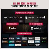 AKAI MPK Mini MK4 - MIDI-controller / bedieningspaneel, zwart - thumbnail