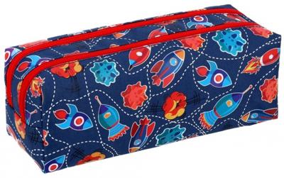 Gerimport etui Raket junior 22 x 8 cm polyester blauw Gerimport etui Raket junior 22 x 8 cm polyester blauw
