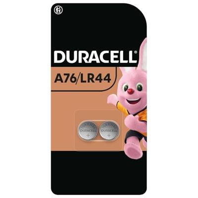 Duracell LR44 / V13GA / A76 Alkaline knoopcelbatterij (2 stuks) - thumbnail